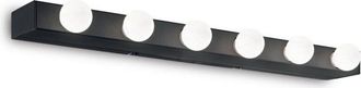 Ideal Lux Ideal Lux Prive - Aplique De Pared 6 Luces Negro