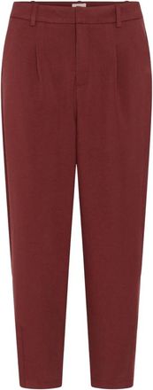 Kaffe Geknipte broek - Dames - Broeken - Rood - Maat: S