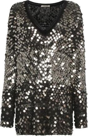Roberto Cavalli Dames, Truien, Zwart, Maat: M