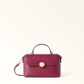 Furla Moonlight Top Handle S Rododendro Pink Night Calf Leather Woman