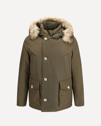 Woolrich Parka Arctic in Ramar Cloth con pelliccia removibile Man XL