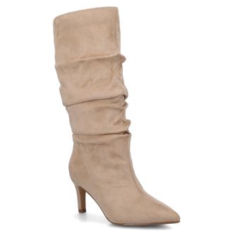 Journee Collection Womens Sonnet Knee High Wide-Calf Slouchy Boots