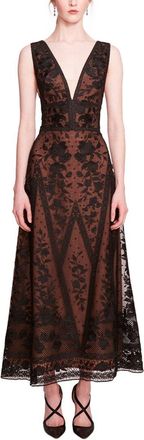 Marchesa Midi Dress