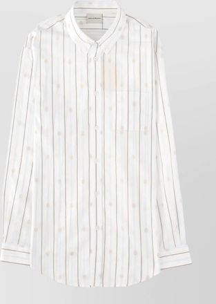 Dr&ocirc;le de Monsieur monogram shirt regular fit long sleeves