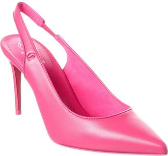 Christian Louboutin Sporty Kate 85 Leather Slingback Pump