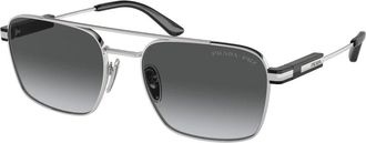 Prada Stijlvolle zonnebrillencollectie - unisex - Zonnebrillen - Grijs - 56 MM - Accessoires