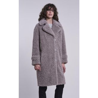 Blue Duck Faux Fur Coat in Oatmeal at Nordstrom, Size X-Large