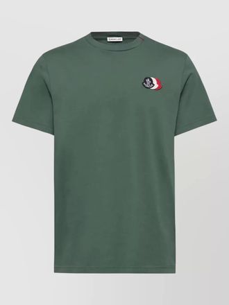 Moncler short sleeve crew neck cotton t shirt