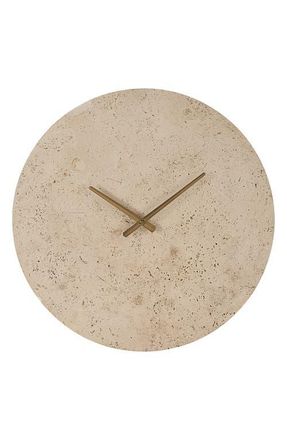 RENWIL Fusion Natural Wall Clock at Nordstrom