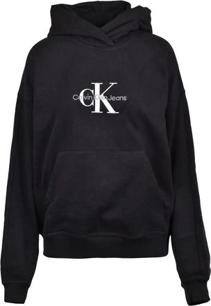 Calvin Klein Black Oversized Hooded Hoodie