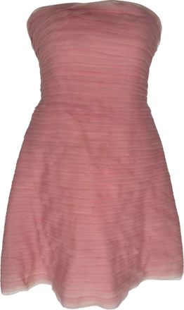 Aje Aje Soundscape Mini Dress in Pink Nylon