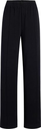 Another Tomorrow Luxe seam-detail track pants - women - Cotton - L - Black