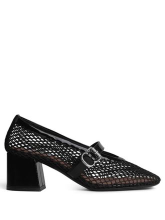 Alaia Black Leather Pumps