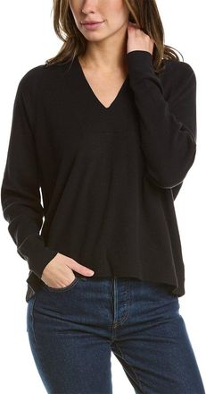 James Perse Thermal Knit Split Front Hoodie
