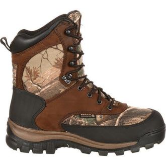 Rocky Waterproof 400G Insulated Outdoor Boot in Brown Realtree Ap at Nordstrom, Size 10.5