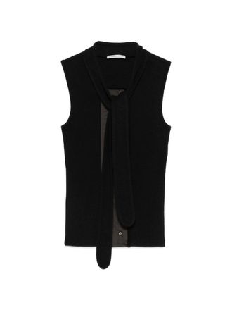 Christophe Lemaire Asymmetrical Fitted Top