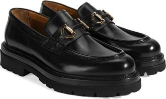 Desa Man Slip-On Loafers - Leather Lining and Insole, Flat Heel, Breathable | Black - 40