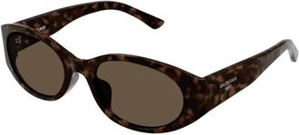 Balenciaga Everyday Zonnebril - unisex - Accessoires - Bruin - Maat: 55 MM