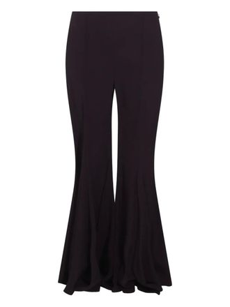 Chloé zip-fastening trousers - women - Acetate/Polyamide/Silk/Silk/Acetate - 38 - Purple