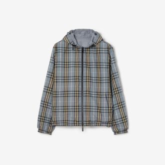 Burberry Reversible Check Hooded Jacket