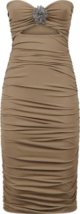 Amen Womens Midi Dress Grey