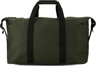 Rains Groene Synthetische Tas met Handvatten - unisex - Weekendtassen - Groen - ONE Size - Polyester - Tassen