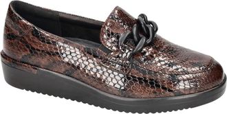 Solidus Schoenen, Dames, Bruin, 40 1/2 EU, Leer, Kathy Loafer