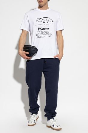 Iceberg T-shirt With Print, Mens, White