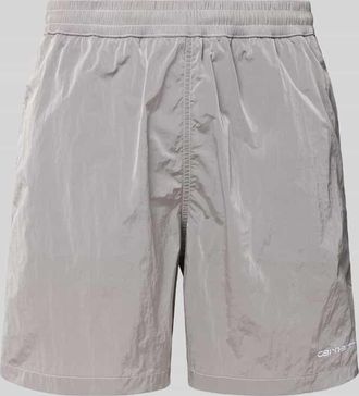 Carhartt Work in Progress Badehose mit elastischem Bund Modell CANBY in Eisblau, Gr&ouml;&szlig;e XS