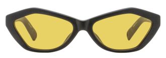 Jacquemus JAC42S Geometric Cat-Eye Acetate Sunglasses - Black
