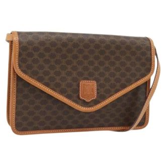 Celine Pre-owned Cross Body Bags, female, Brown, Size: ONE SIZE Pre-owned Vintage Shoulder Bag