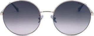 Retro Superfuture 51mm Round Sunglasses in Silver at Nordstrom Rack