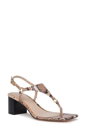 Paige Elara Ankle Strap Sandal in Tan Multi at Nordstrom, Size 10.5