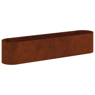 vidaXL Cama De Jard&iacute;n Elevada Acero Oxidado 200 X 40 X 40 Cm Vidaxl