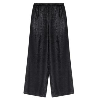 Momoni Wide Pantaloni - - Trousers - Donna - Nero - L