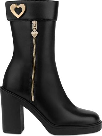 Love Moschino Laarzen met hak - Zwart