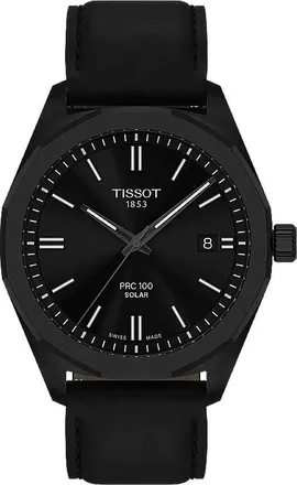 Tissot PRC 100 Black Dial Mens Watch T1514223605100