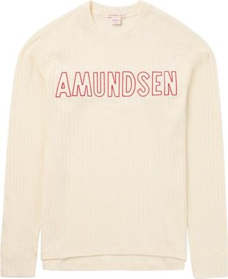 Amundsen & Scott Heros Hide Crew Neck Mens in Natural/logo at Nordstrom, Size Xx-Large Eu