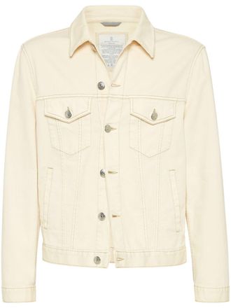 Brunello Cucinelli Denim shirtjack - Beige