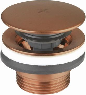 Crosswater MPRO klikwaste - 6.3cm - 1/4 - geborsteld brons