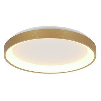 Steinhauer Steinhauer - Plaf&oacute;n - Ringlede - Dorado - Pl&aacute;stico - &Oslash; 38cm - Led