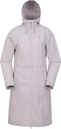 Mountain Warehouse Hilltop Extra Long Waterproof Jacket in Light Beige at Nordstrom, Size 12