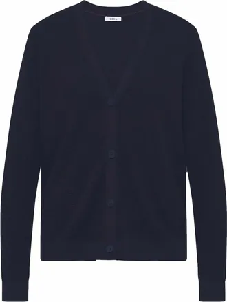 Cecil V-hals vest - Dames - Truien - Blauw - Maat: L Katoen