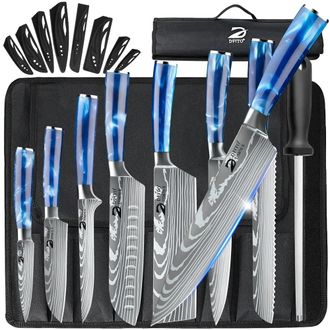 OEM Juego De Cuchillos De Cocina De Acero Inoxidable Con Mango C&oacute;modo