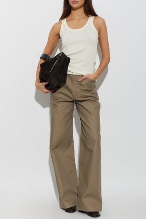 Christophe Lemaire Straight-leg Trousers, Womens, Beige