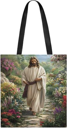 Generic God Womens Tote Casual Shopping Bag Lightweight Shoulder Bags Hobos Handbag for Work Travel Daily 35x40cm