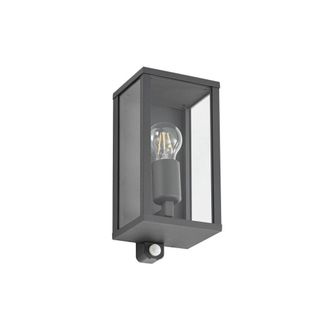 Lindby L&aacute;mpara de pared exterior de aluminio negro