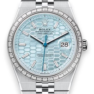 Rolex Land Dweller Automatic Chronometer Diamond Mens Watch M127386TBR-0001