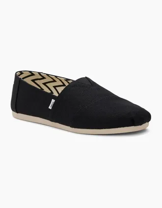 Toms Toms Mens Alpargata Mens Slip On Shoes - Black - Size: 12