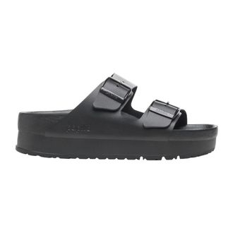 Birkenstock Sliders, female, Black, Size: 10 US Arizona Platform Exquisite